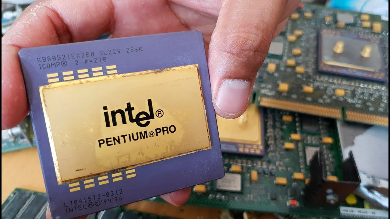 Naš delujoči primerek procesorja Pentirum PRO